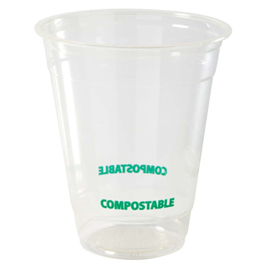 Eco Guardian 12 oz PLA Clear Cold Drink Cups