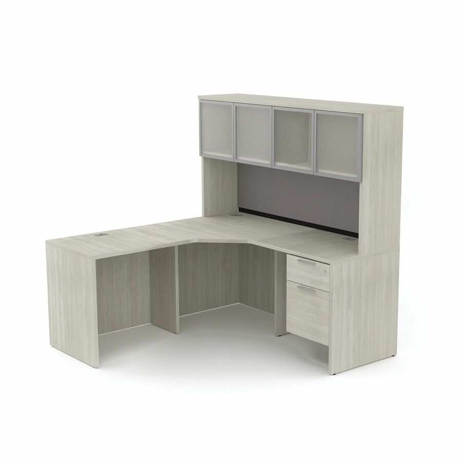 HDL L-Shape Suite Work Station with Closed Hutch