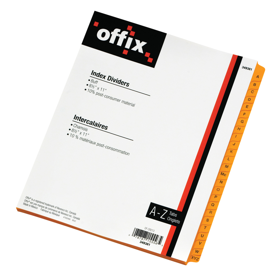 Intercalaires chamois Offix&reg; - OFFIX