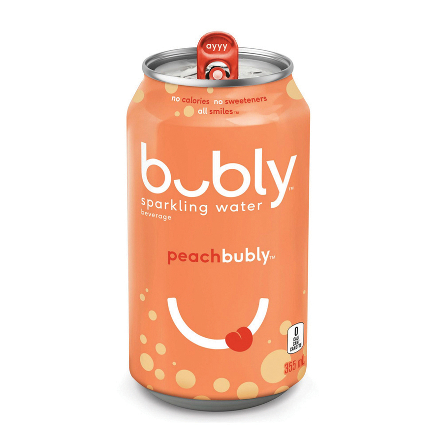 bubly Sparkling Water Peach