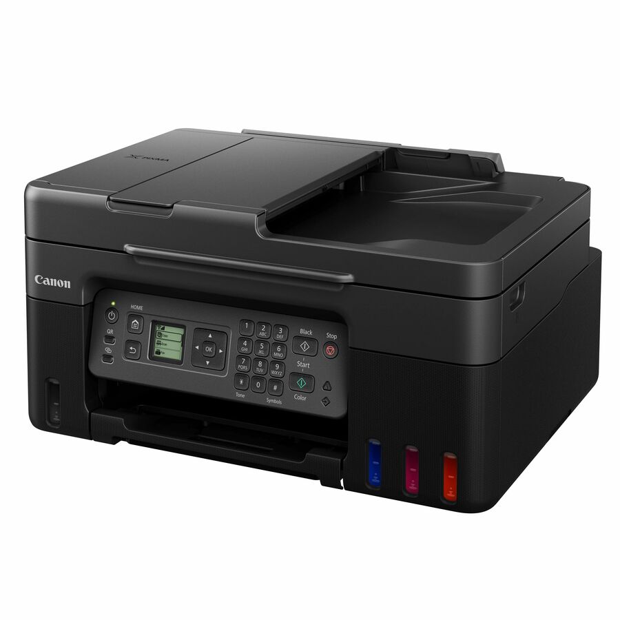 Canon PIXMA G4270 Wireless Inkjet Multifunction Printer - Color - Copier/Fax/Printer/Scanner - Automatic Duplex Print - Color Flatbed Scanner - 600 dpi Optical Scan - Color Fax - Wireless LAN - USB - For Plain Paper Print