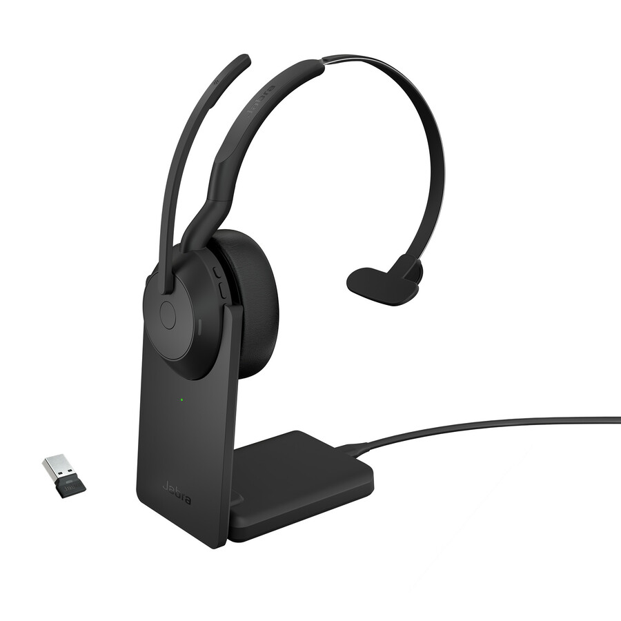 Casque Evolve2 55 Sans fil Supra-auriculaire Mono Canal Jabra