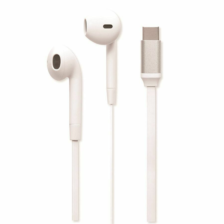 iStore Classic Fit USB-C Earbuds, Matte White