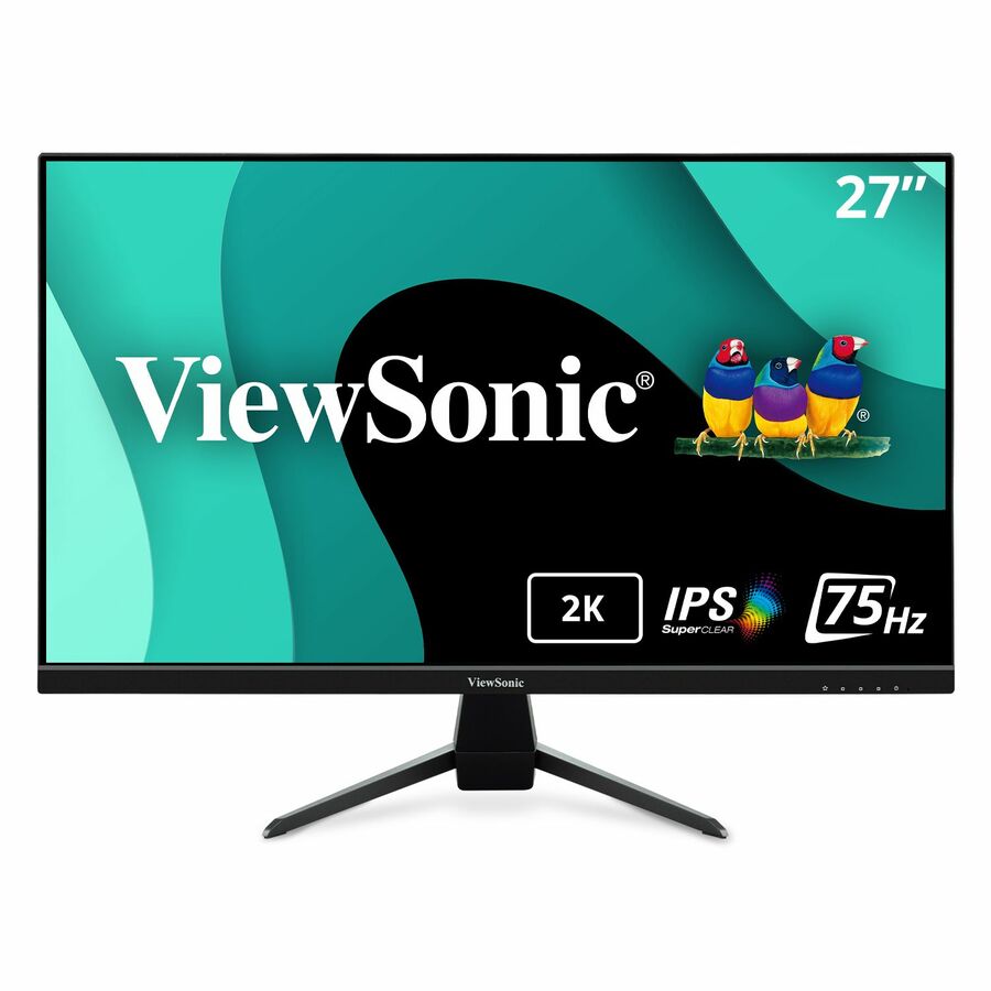 27" 2K QHD Thin-Bezel IPS Monitor with USB-C, HDMI, and DisplayPort.