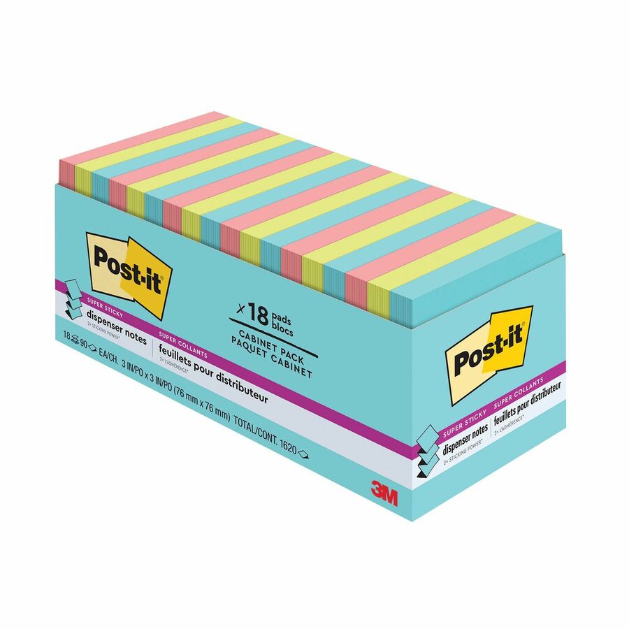 Feuillets super collants pour distributeur - Post-it&reg;