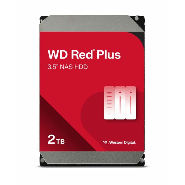 WD Red Plus  2TB NAS Hard Drive 3.5" SATA
