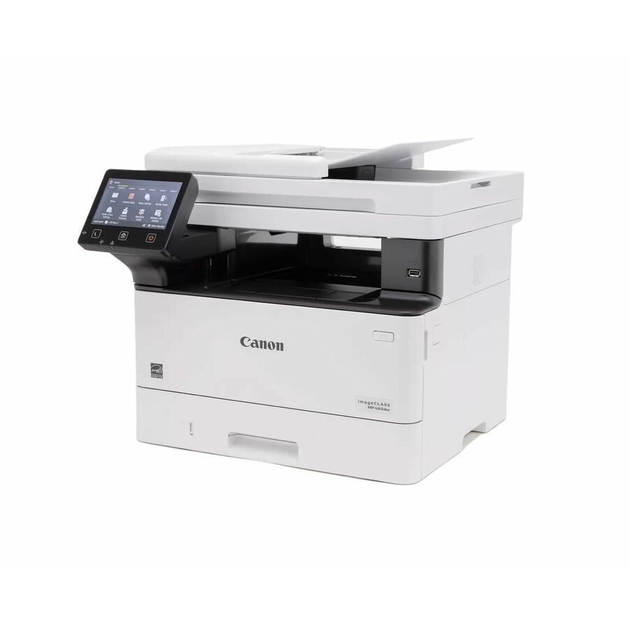 Canon imageCLASS MF465dw Laser Multifunction Printer - Monochrome - Copier/Fax/Printer/Scanner - 42 ppm Mono Print - 1200 x 1200 dpi Print - Automatic Duplex Print - Color Flatbed Scanner - 600 x 600 dpi Optical Scan - Gigabit Ethernet - Wireless LAN - Ca