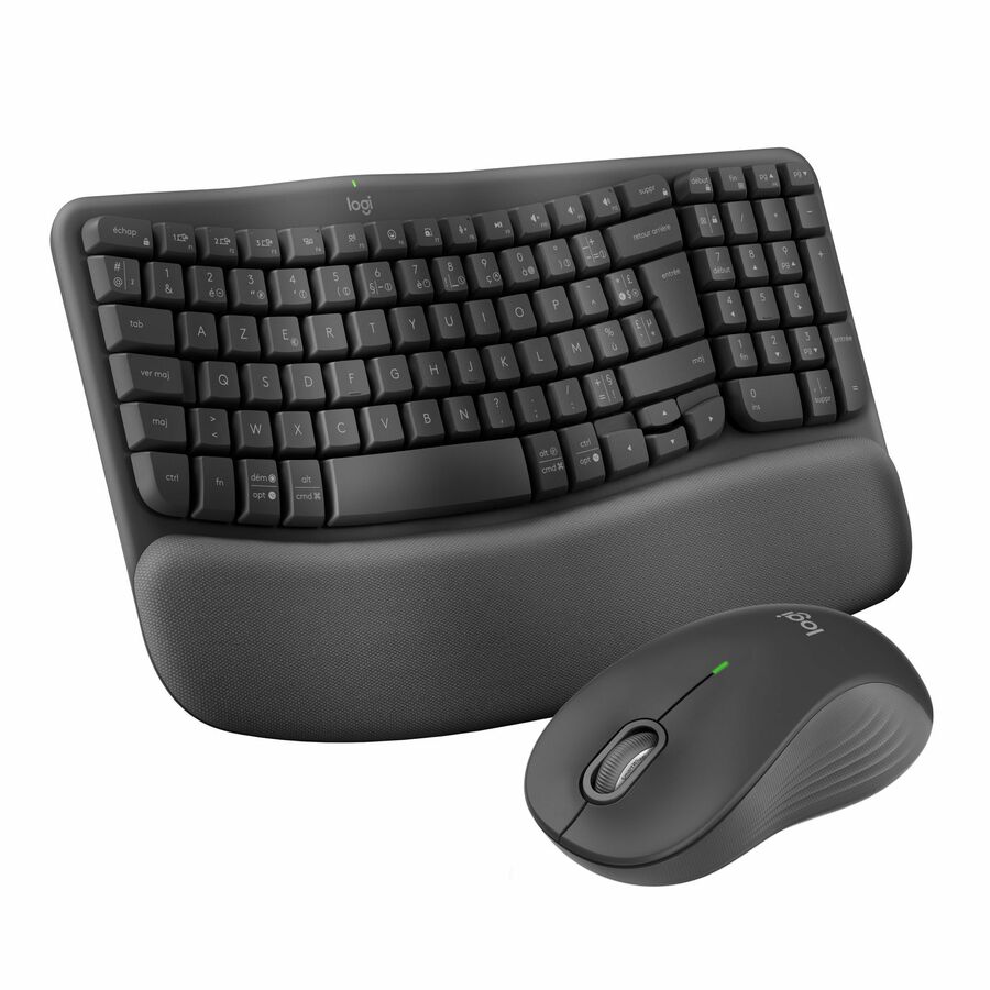 Clavier et souris Wave Keys MK670 - QWERTY - Fran&ccedil;ais - 1 chaque Logitech