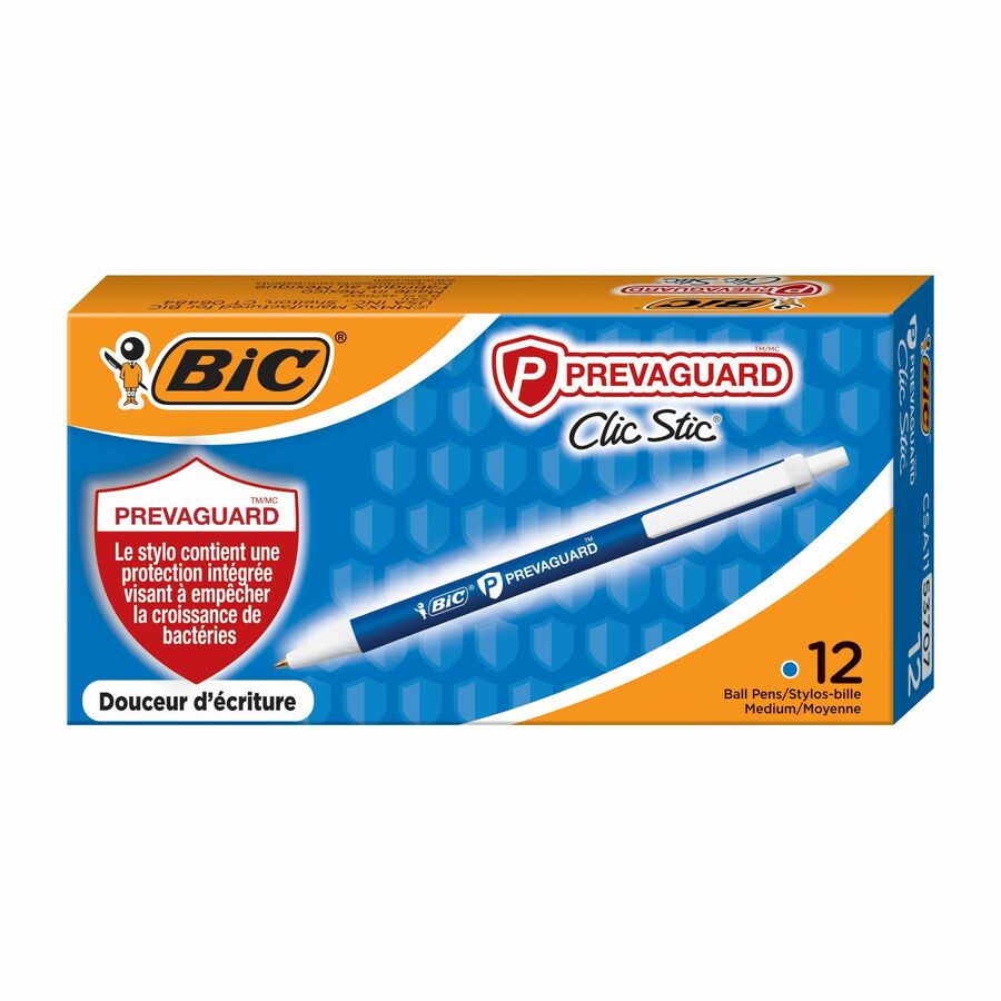 Stylo antimicrobien Clic Stic avec PrevaGuard &trade; - BIC