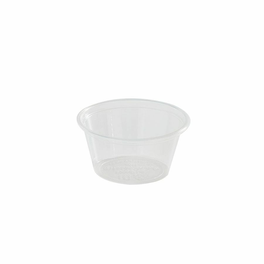 Eco Guardian 2 oz Clear PLA Portion Cup Lid