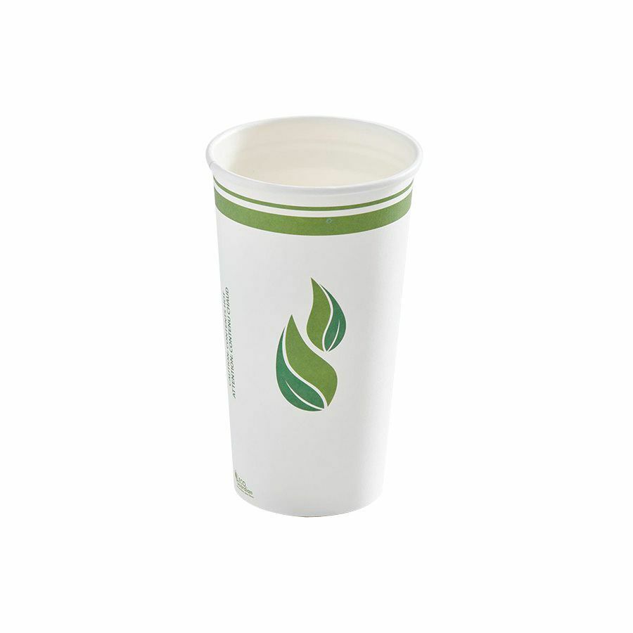 Verres en papier compostables doubl&eacute;s de PLA Eco Guardian