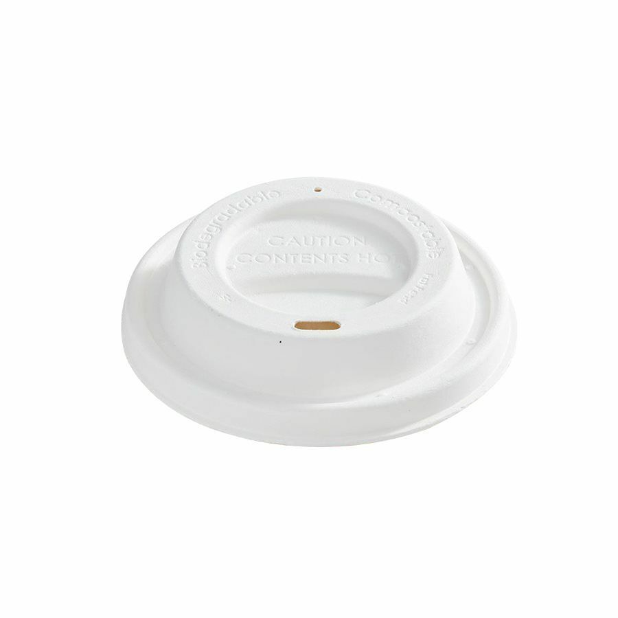 Eco Guardian 10 oz - 20 oz Fibre Dome, Sip Top Lid for Paper Cup