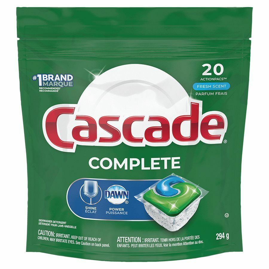 Cascade Complete ActionPacs - Fresh Scent