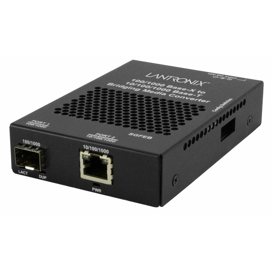 Lantronix SGFEB1040-130-NA SGFEB Series Gigabit media converter
