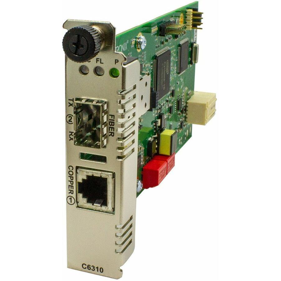 Lantronix C6310-3340 ION POTS media converter chassis card