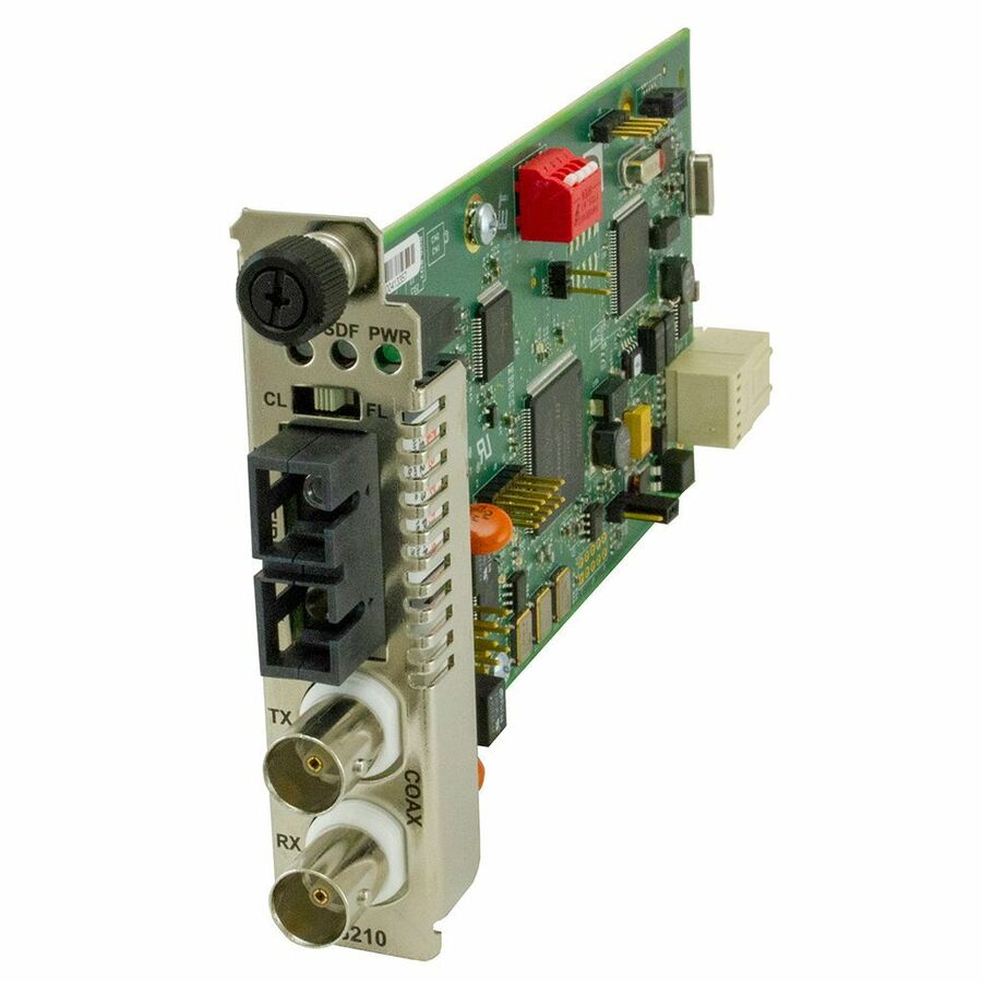 Lantronix C6210-3014 C6210 Series DS3/T3/E3 coax-to-fiber module