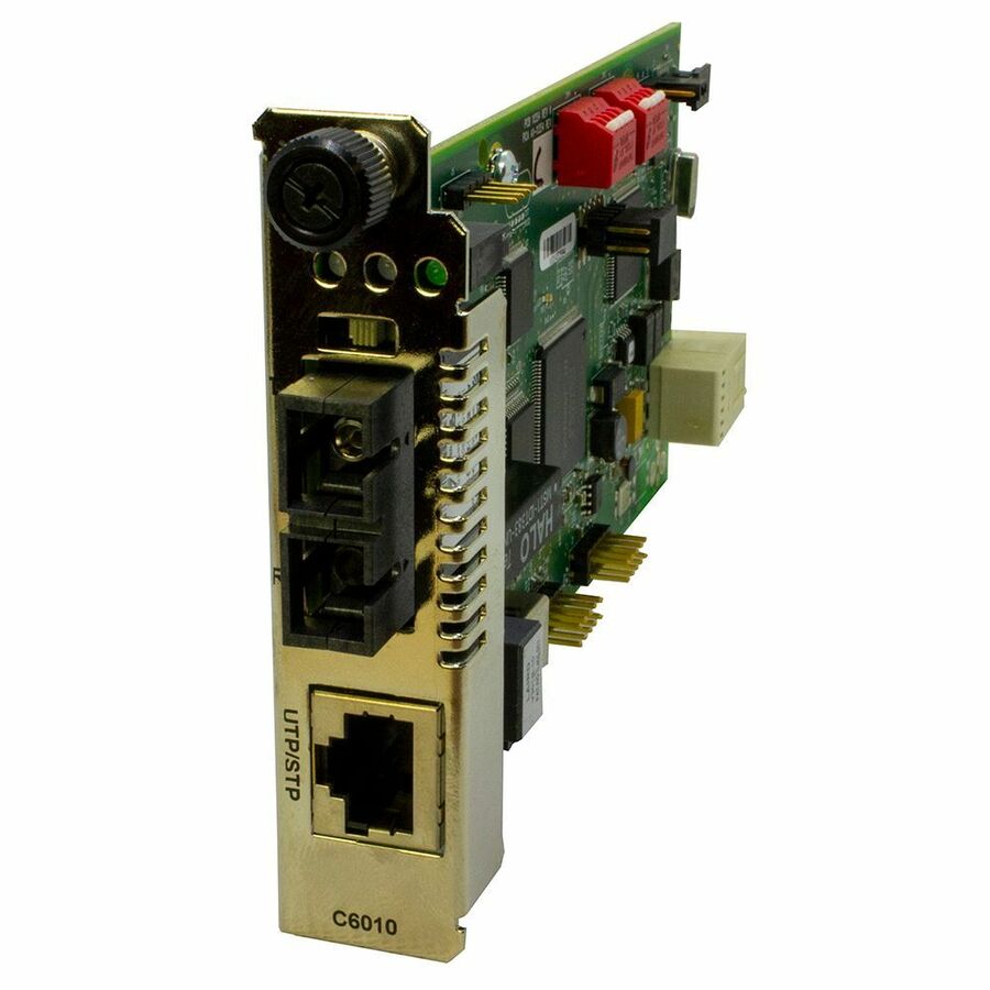 Lantronix C6010 Series C6010-1013 T1/E1 to 1300nm SC fiber media converter