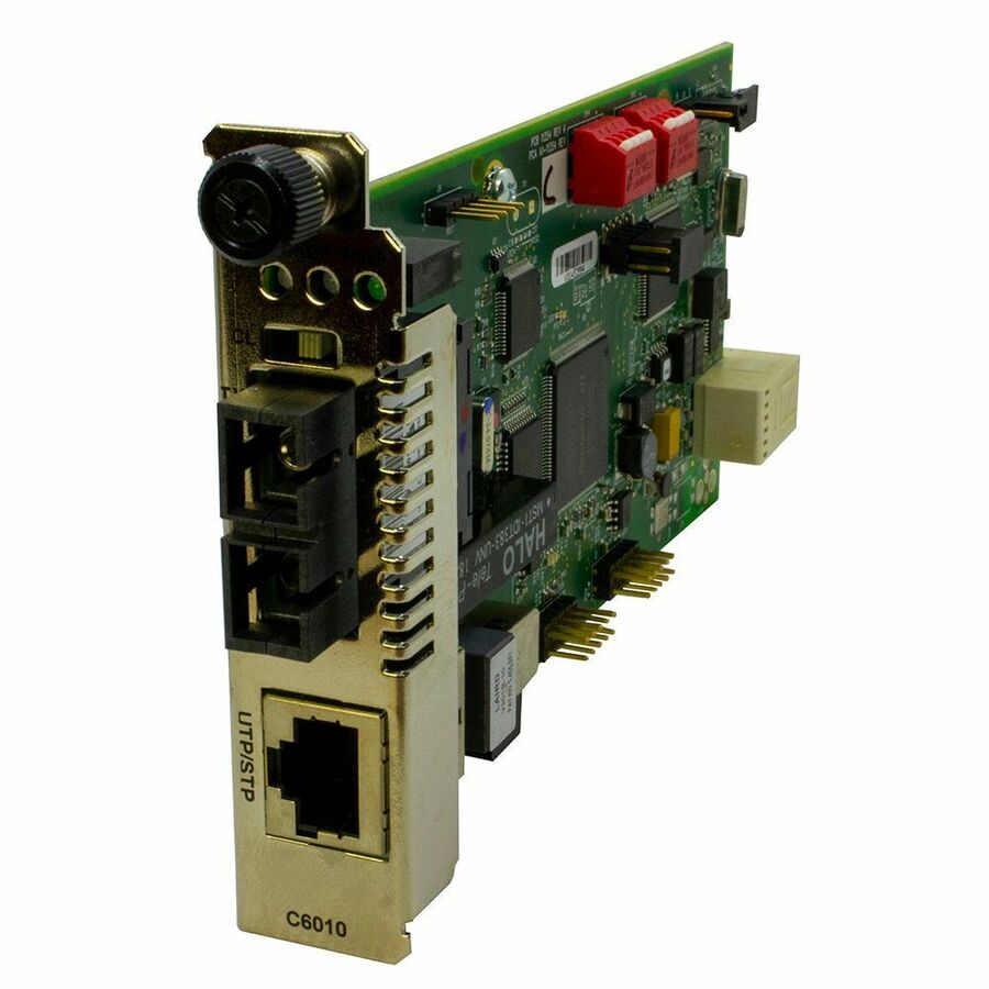 Lantronix C6010 Series C6010-1014 T1/E1 to 1310nm single mode SC media converter