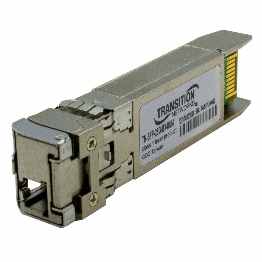 Lantronix TN-SFP-25G-BX40U-I 25GBase-BX SFP28 transceiver with LC connector