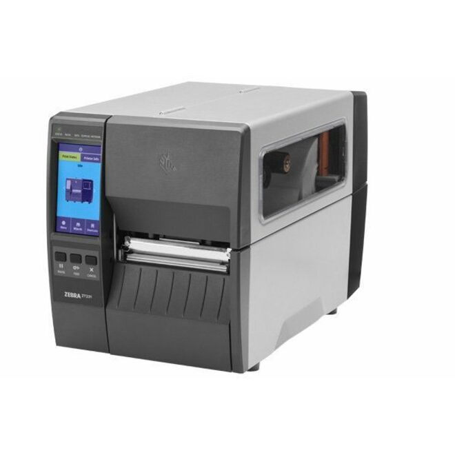 TT Printer ZT231R; 4"", 300 dpi, Thermal Transfer, Tear, US Cord, USB, Serial, Ethernet, BTLE, USB Host, RFID (US/Canada), EZPL