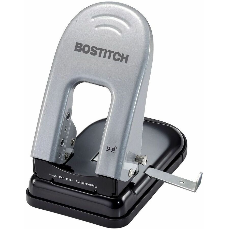 Bostitch EZ Squeeze Two-Hole Punch, 40 Sheets