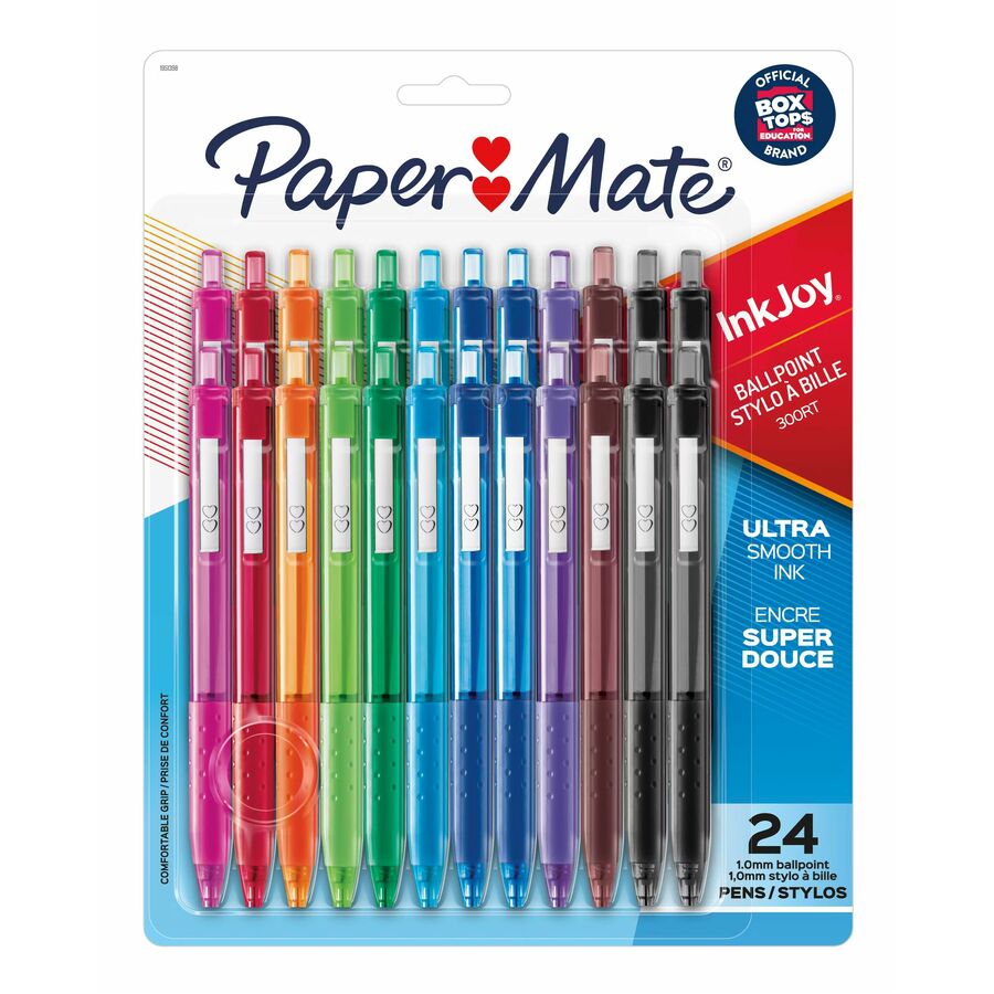 Paper Mate InkJoy 300RT Retractable Ballpoint Pens, Medium Point (1.0mm)