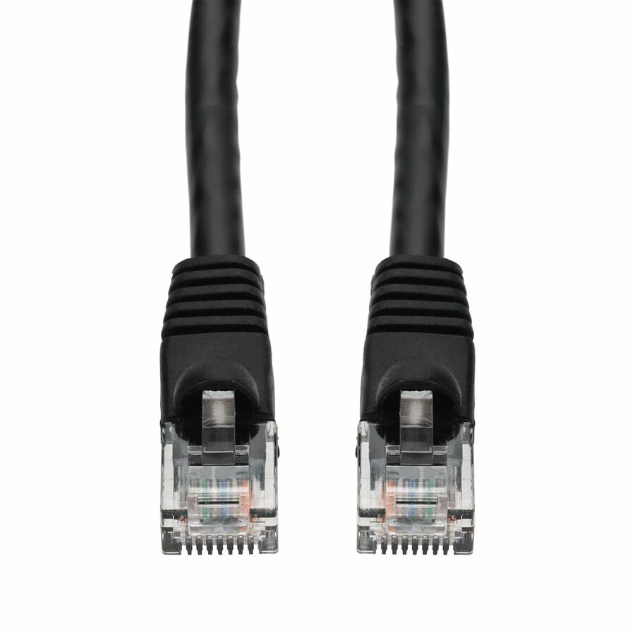 Black 3 ft CAT6 RJ-45 male-to-male Ethernet patch cable