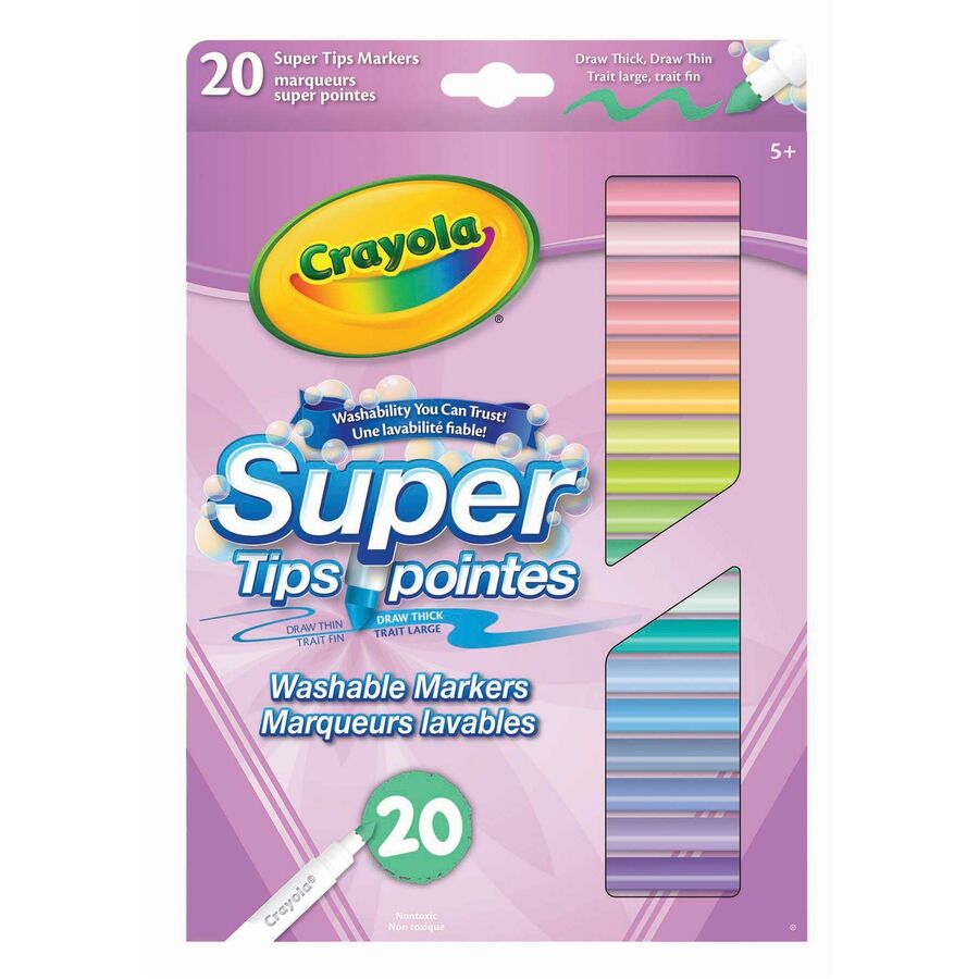 Crayola Super Tips Pastel Markers