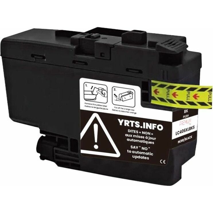 Nutone-Densi Inkjet Ink Cartridge LC406XLBKS - Pigment Black, Color - 1 Each