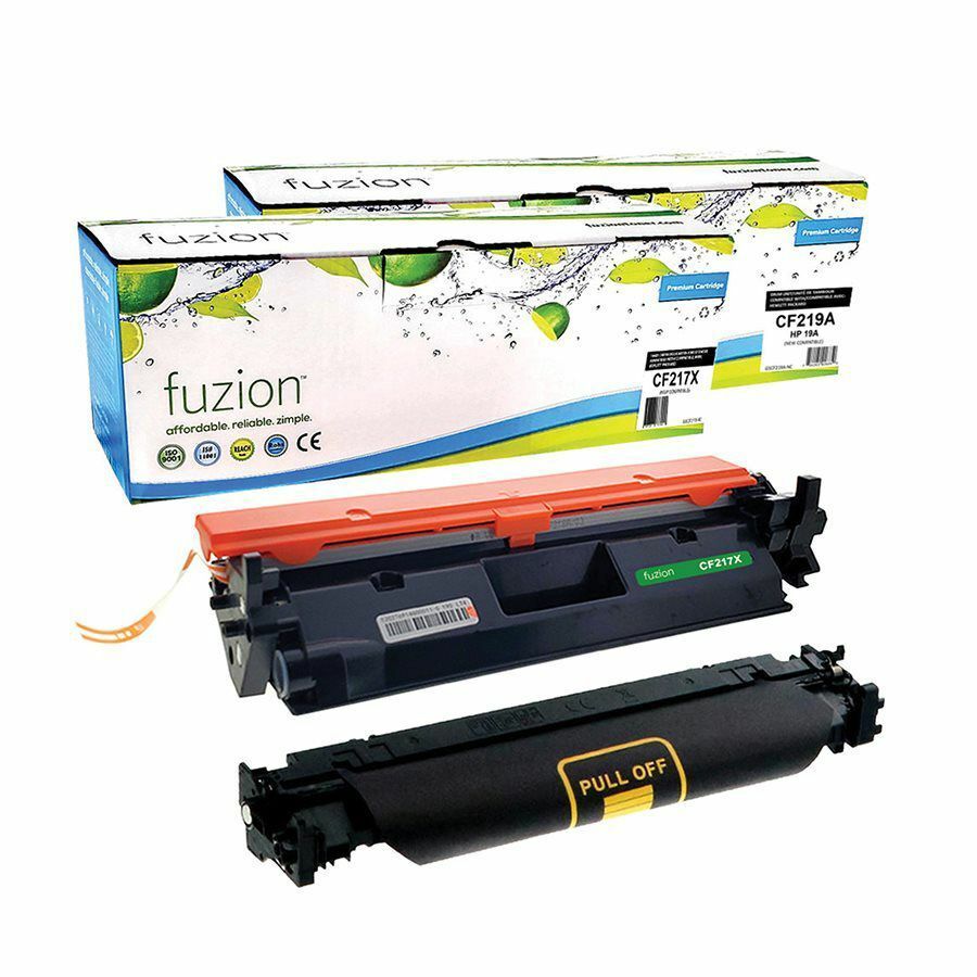 Ensemble cartouche de toner et tambour d'imagerie compatible (Alternative à HP 17X / 19X) - fuzion