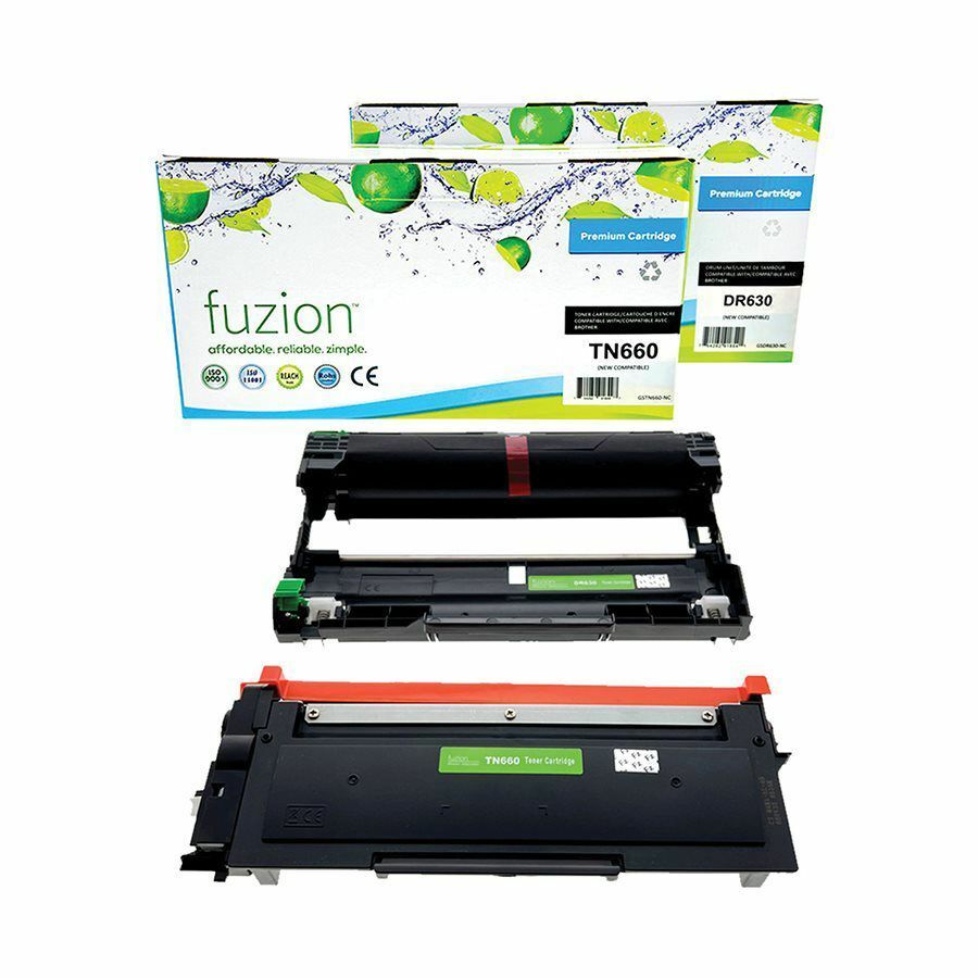 fuzion Laser Toner Cartridge/Drum Kit TN660, DR630 - 1 Each