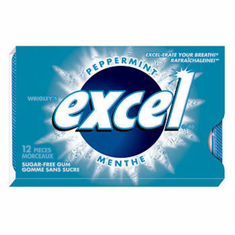 Wrigley Excel Chewing Gum Peppermint 12 / Box 12 Per Pack