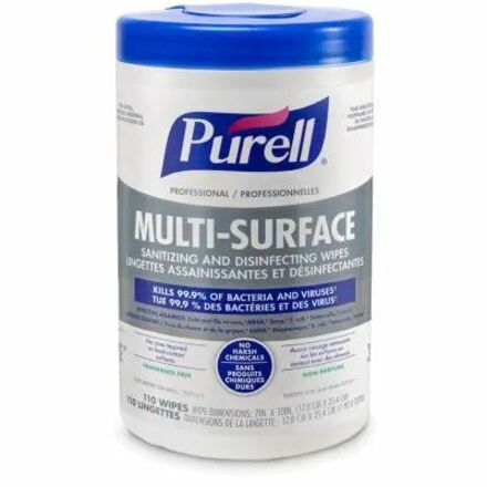 Lingettes d&eacute;sinfectantes multi-surfaces Purell - PURELL&reg;