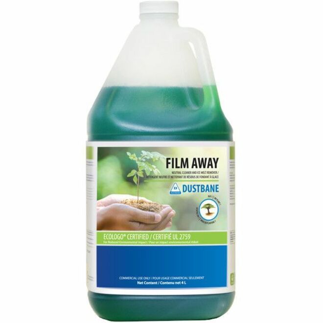 Dustbane - Film Away D&eacute;tergent neutre et nettoyant de r&eacute;sidus de fondant à glace
