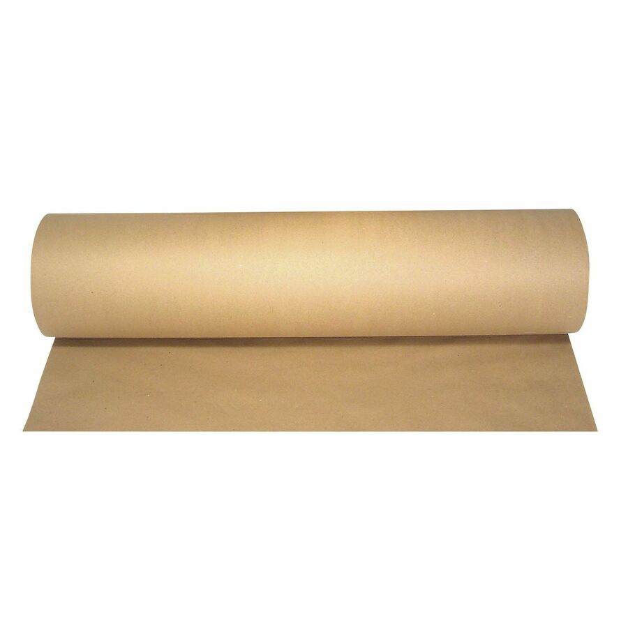 Spicers Paper Kraft Wrapping Paper Roll - Wrapping, Box - 36