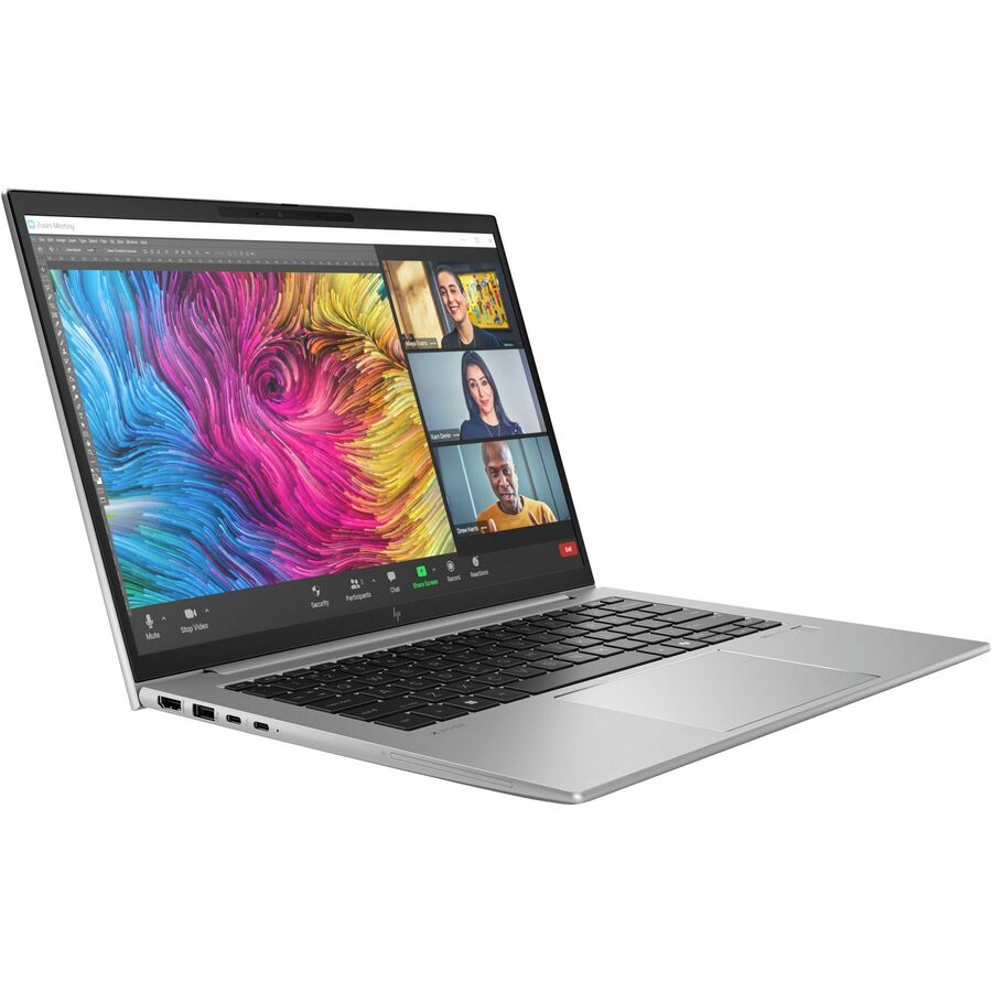 HP ZBook Firefly 14 G11 mobile workstation in Nouvelle Silver with 14-inch WUXGA display