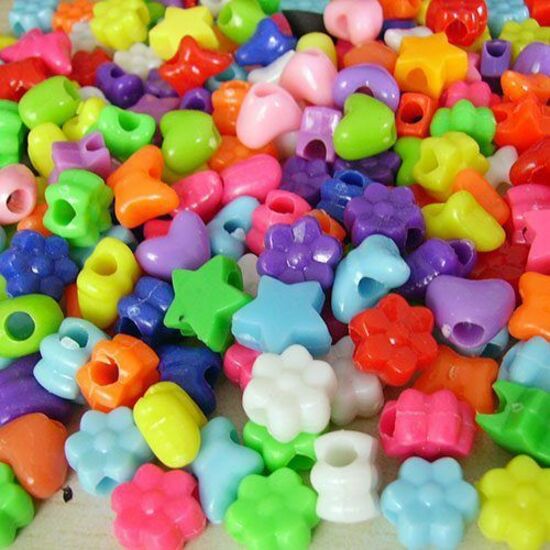 DBLG Import Assorted Color and Shape Beads