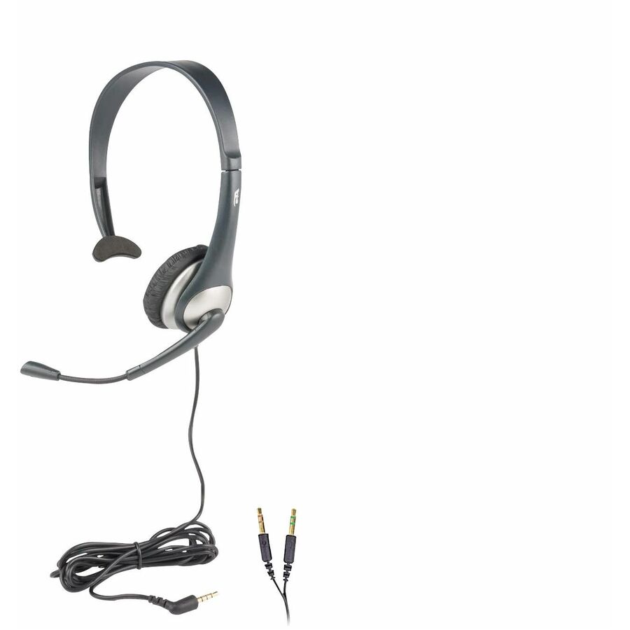 Cyber Acoustics AC-104 Headset - Mono - Wired - 20 Hz - 20 kHz - Over ...
