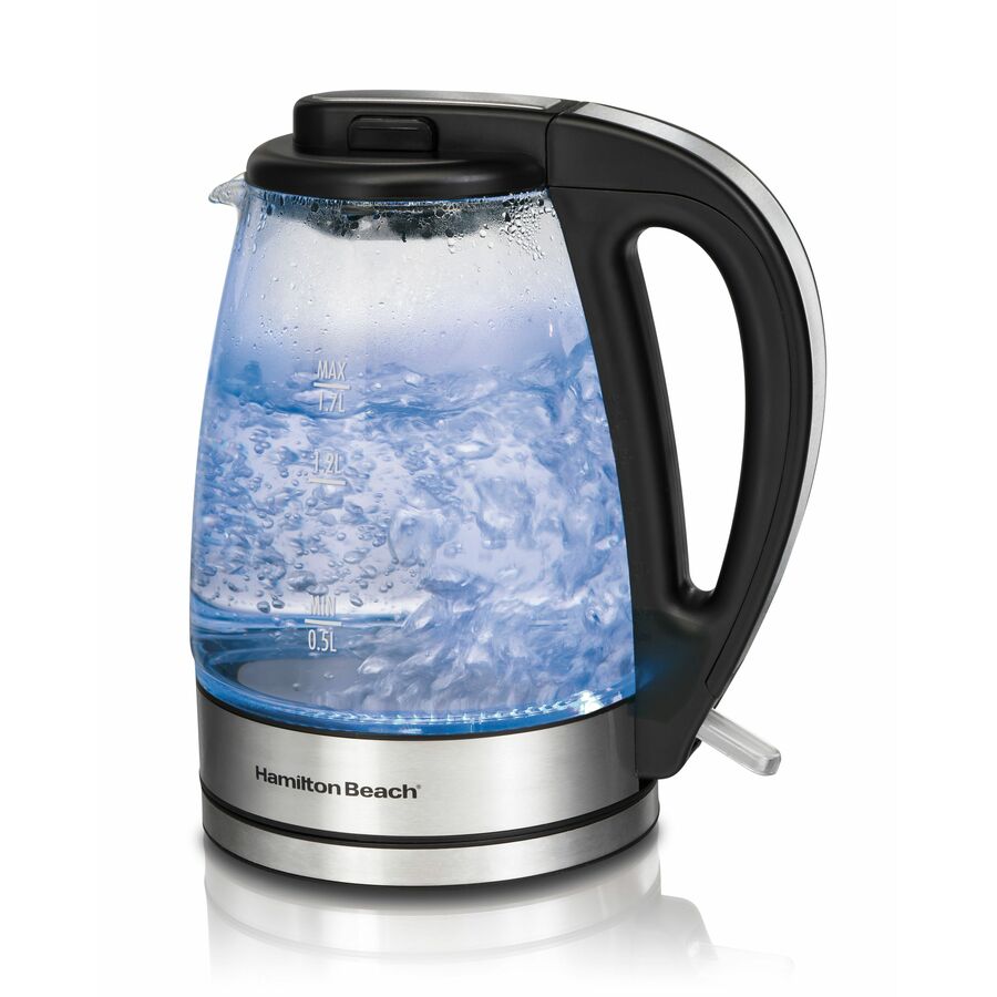Hamilton Beach 1.7 Litre Glass Kettle 1.70 L Clear Madill The