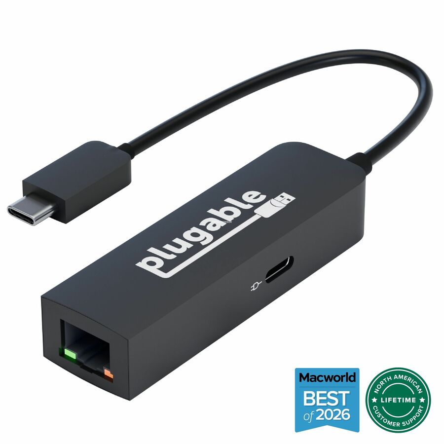 Plugable 2.5Gigabit Ethernet Adapter USBC-E2500PD: Network Interface ...