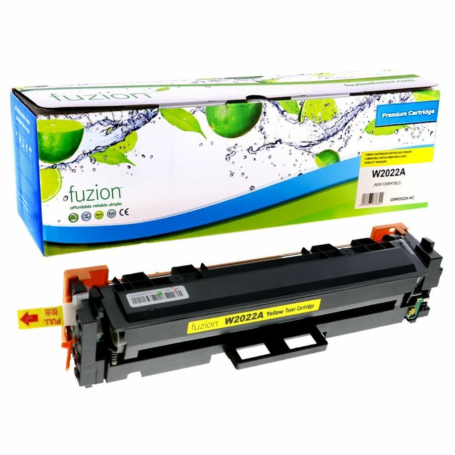 Fuzion - Cartouche toner Laser (W2022A) - Jaune - 1 chaque