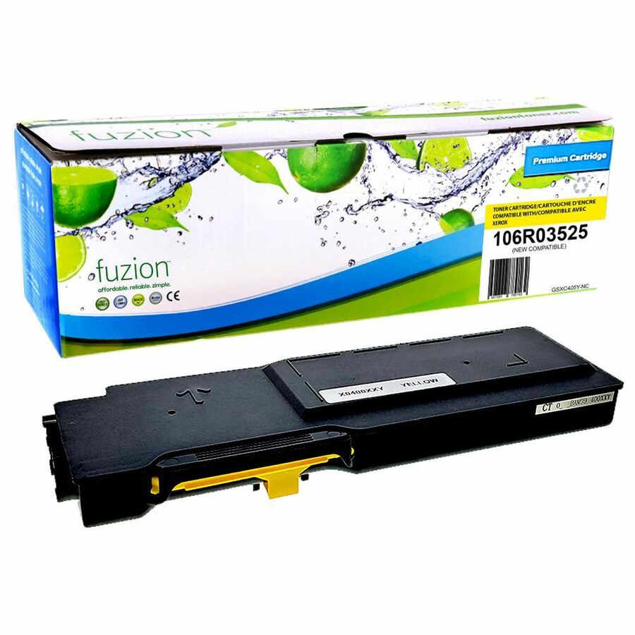 fuzion Laser Toner Cartridge 106R03525 - Yellow - 1 Each