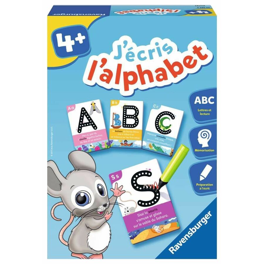 Jeu j'&eacute;cris l'alphabet - Ravensburger