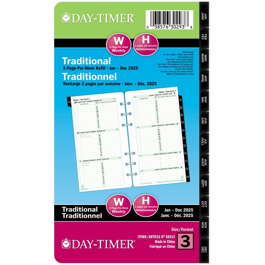 Day-Timer Planner Refill