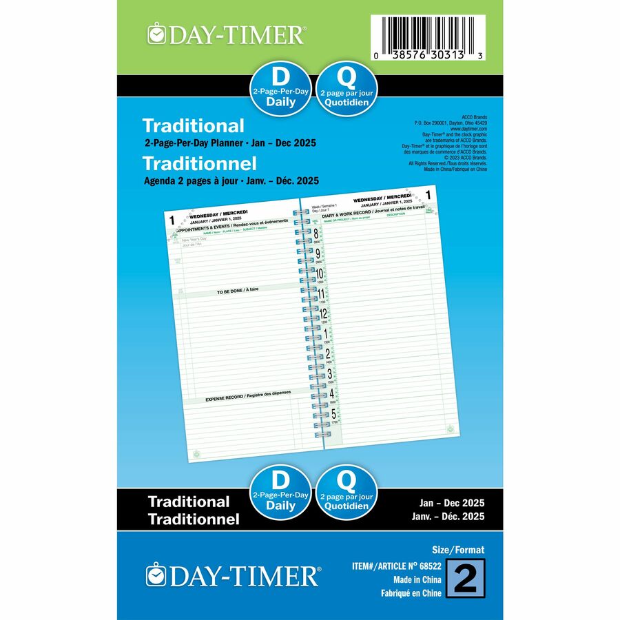 Day-Timer Planner Refill