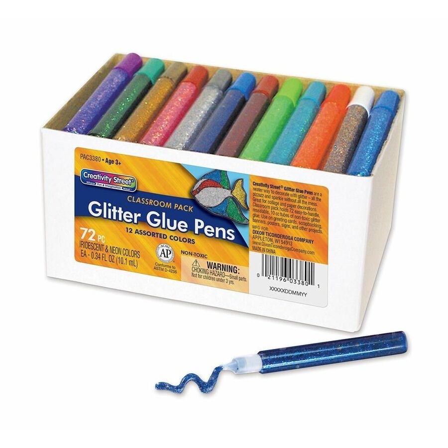 Pacon&reg; Creativity Street Glitter Glue Pen