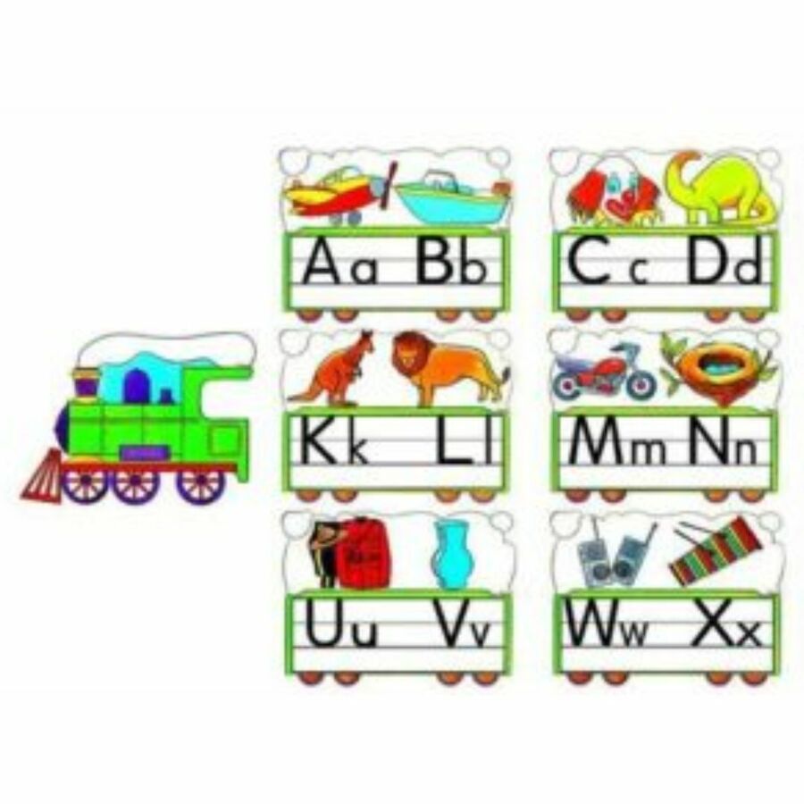 Roylco French/English Manuscript Alphabet Train