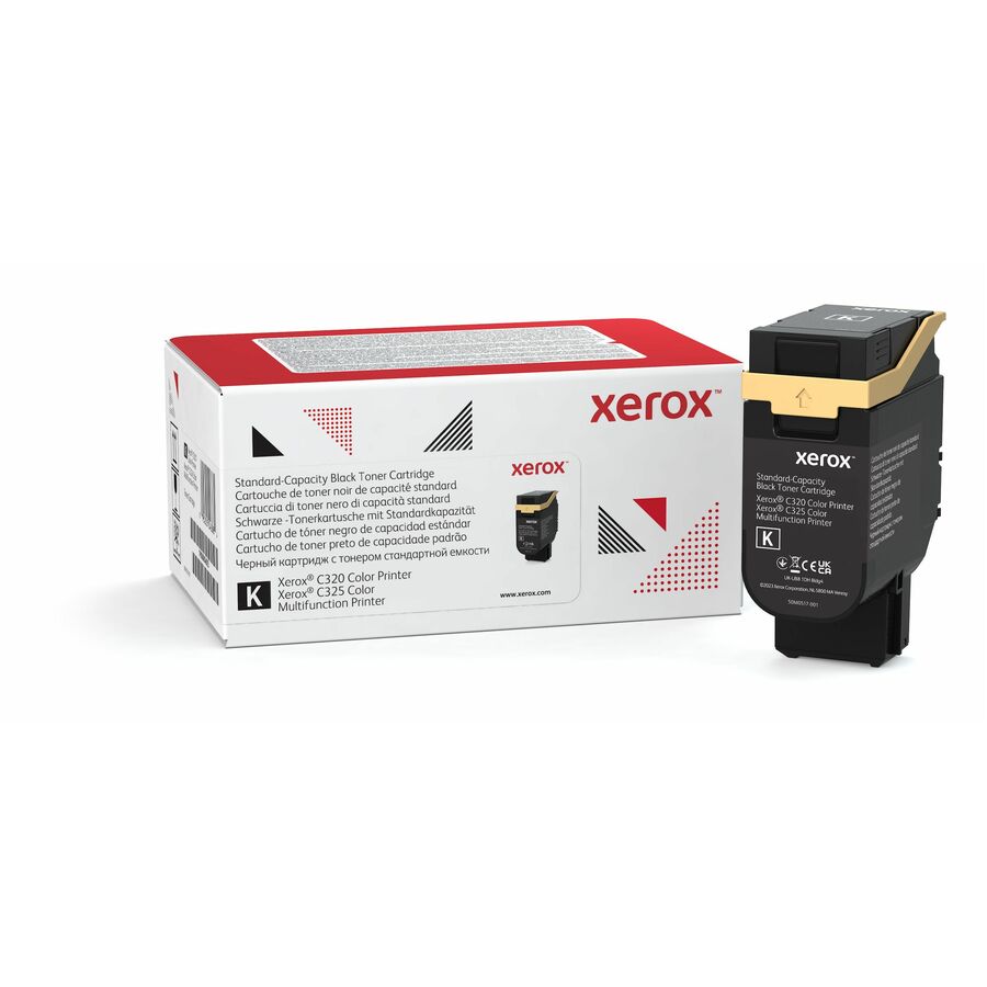 Xerox Original Standard Yield Laser Toner Cartridge - Black - 1 Each