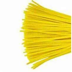 DBLG Import 4mm x 12" Yellow Chenilles