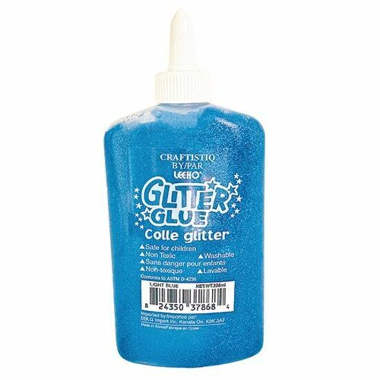 DBLG Import Light Blue Glitter Glue